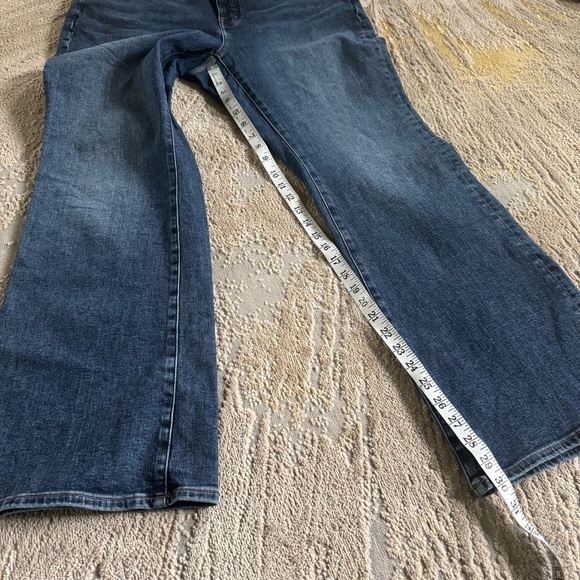 Madewell jeans Plus Skinny Flare Alvord Wash Instacozy Edition NN813 14W - Picture 7 of 13